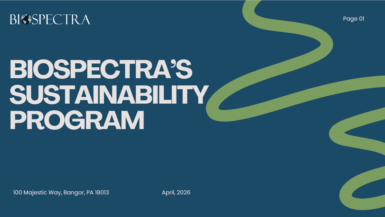 Sustainability Program Overview